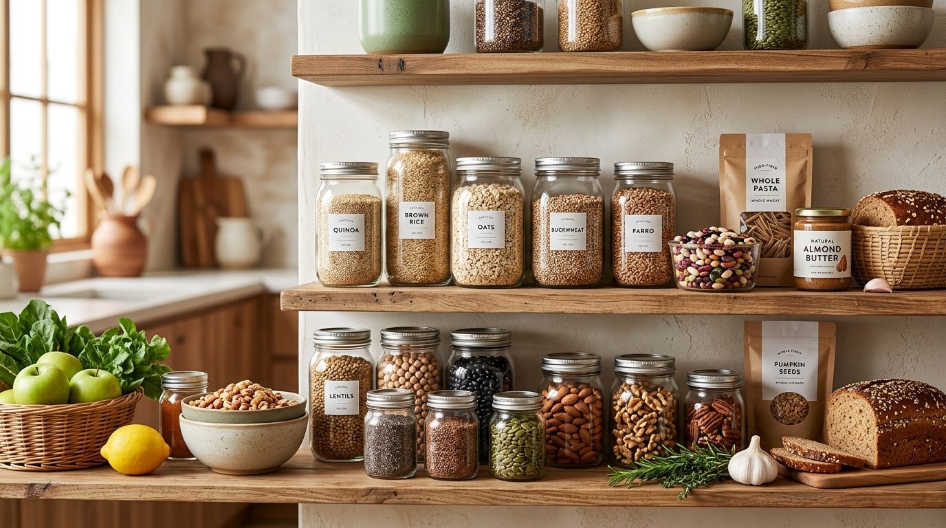 Diabetic-Friendly Pantry Staples: Lower-Sugar, Higher-Fiber Foods to Support Blood Sugar Balance